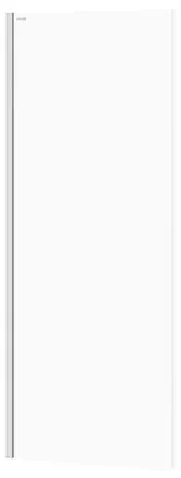 Cersanit Moduo Walk-in zuhanyfal átlátszó üveggel és CleanPro bevonattal 80x195 cm, króm profilszín S162-007