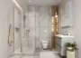 Cersanit Moduo Walk-in zuhanyfal átlátszó üveggel és CleanPro bevonattal 80x195 cm, króm profilszín S162-007