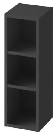 Cersanit Larga fali nyitott polcos szekrény falsík alatti WC-tartály bútor előlapjához 60x20 mm, antracit S164-041