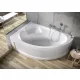 Cersanit Kaliope 153x100 balos aszimmetrikus akril kád S301-024 +ajándék kádlábbal
