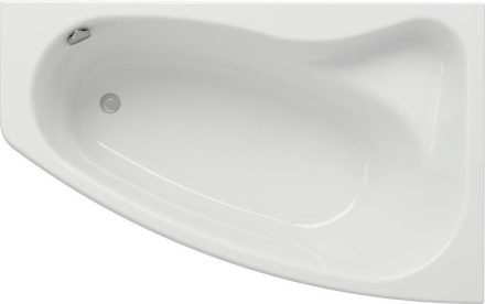 Cersanit Sicilia 160x100 jobbos aszimmetrikus akril kád +ajándék kádlábbal S301-037