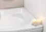 Cersanit Sicilia 150x100 balos aszimmetrikus akril kád +ajándék kádlábbal S301-095