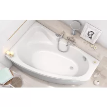   Cersanit Sicilia 170x100 balos aszimmetrikus akril kád +ajándék kádlábbal S301-097
