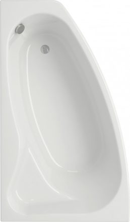 Cersanit Sicilia 170x100 balos aszimmetrikus akril kád +ajándék kádlábbal S301-097