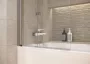 Cersanit Easy nyíló kádparaván 70x140 cm átlátszó üveggel és CleanPro bevonattal, króm profil S301-289
