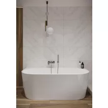   Cersanit Crea 170x83cm falhoz illeszthető akril kád Click-Clack lefolyóval és állítható lábakkal S301-301