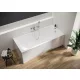 Cersanit Blissa 180x80 akril kád lábakkal, fehér S301-309