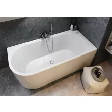   Cersanit Crea jobbos akril kád 170x82 krómozott Click-Clack lefolyóval és állítható lábakkal S301-330