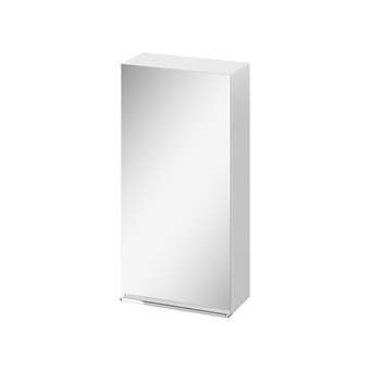 Cersanit Virgo fehér tükrös szekrény 40, króm fogantyúval S522-010