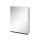 Cersanit Virgo fehér tükrös szekrény 60, fekete fogantyúval S522-014