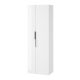Cersanit City 2 ajtós állószekrény 180x60 cm, fényes fehér S584-019-DSM