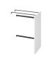 Cersanit City ajtó nélküli szekrény mosógéphez 67,5 cm, fehér S584-028-DSM