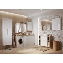   Cersanit City ajtó nélküli szekrény mosógéphez 67,5 cm, tölgy S584-036-DSM