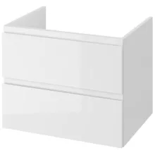   Cersanit Moduo dupla fiókos mosdószekrény 80x45 cm, szifonkivágás nélkül, lapraszerelt/fehér S590-008-DSM