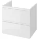 Cersanit Moduo dupla fiókos fali mosdószekrény 60x45 cm, szifonkivágás nélkül, lapraszerelt/fehér S590-010-DSM