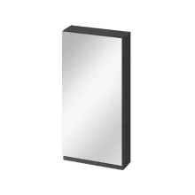  Cersanit Moduo falra szerelhető tükrös szekrény polcokkal 40x80 cm, antracitszürke S590-084