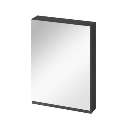 Cersanit Moduo tükrös szekrény polcokkal 59,5x80 cm, matt antracit S590-085