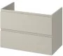 Cersanit Moduo dupla fiókos mosdószekrény 80x45 cm matt kasmír S590-104-DSM