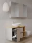 Cersanit Moduo két fiókos kiegészítő szekrény 20x55 cm, matt kasmír S590-117