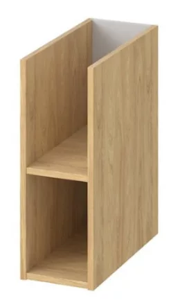 Cersanit Moduo kiegészítő nyitott fali polc 20 cm mosdópult alá, hikori tölgy S590-119-DSM