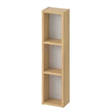   Cersanit Moduo fali nyitott polcos szekrény 20x80x14 cm, hikori tölgy S590-121-DSM