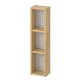 Cersanit Moduo fali nyitott polcos szekrény 20x80x14 cm, hikori tölgy S590-121-DSM