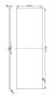 Cersanit City 140 laminált munkalap, tölgy S599-0156