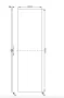 Cersanit City 160 laminált munkalap, tölgy S599-0158