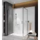 Cersanit Arteco 90x90x190 cm szögletes zuhanykabin Tako zuhanytálcával, króm profil S601-116
