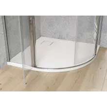   Cersanit Tako SLIM íves akril zuhanytálca 90x90 cm szifonnal, fehér S601-120