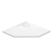   Cersanit Tako SLIM ötszögletű akril zuhanytálca 90x90 cm szifonnal, fehér S601-129