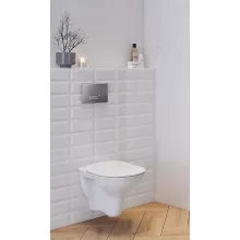   Cersanit Arteco perem nélküli fali WC csésze mélyöblítéssel és lecsapódásgátlós WC ülőkével S701-180
