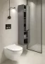 Cersanit Crea Ovális fali WC csésze Cleanon technológiával és Duroplast Slim WC ülőkével S701212