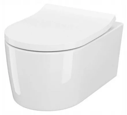 Cersanit Inverto fali WC csésze vékonyított duroplast ülőkével S701-419