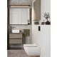 Cersanit Virgo perem nélküli fali WC soft-close ülőkével S701-427