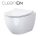 Cersanit Zen perem nélküli fali WC csésze mélyöblítéssel és vékonyított lecsapódásgátlós WC ülőkével S701-428