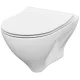 Cersanit Mille fali WC csésze CleanOn technológiával vékonyított duroplast ülőkével lecsapódásgátlóval S701-453