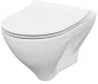 Cersanit Mille fali WC csésze CleanOn technológiával vékonyított duroplast ülőkével lecsapódásgátlóval S701-453