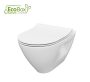 Cersanit Mille Plus perem nélküli fali WC csésze, lecsapódásgátlós Duroplast ülőkével S701-454