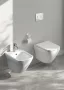Cersanit Larga perem nélküli fali WC csésze ülőkével, fehér S701-473