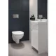 Cersanit Cersania fali kerámia WC csésze nyitott peremmel és Duroplast ülőkével, fehér S701-554
