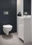 Cersanit Cersania fali kerámia WC csésze nyitott peremmel és Duroplast ülőkével, fehér S701-554