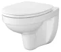 Cersanit Cersania fali kerámia WC csésze nyitott peremmel és Duroplast ülőkével, fehér S701-554