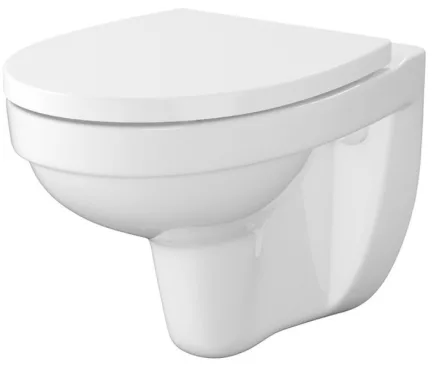 Cersanit Cersania fali kerámia WC csésze nyitott peremmel és SoftClose ülőkével, fehér S701-557