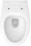 Cersanit Cersania fali kerámia WC csésze nyitott peremmel és SoftClose ülőkével, fehér S701-557