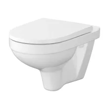   Cersanit Zip mélyöblítésű fali WC SimpleOn technológiával 36x52,5 cm, Soft-Close ülőkével, fehér S701-565