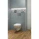 Cersanit Cersania fali kerámia WC csésze nyitott peremmel, vékony SoftClose ülőkével, fehér S701-566