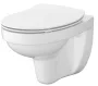 Cersanit Cersania fali kerámia WC csésze nyitott peremmel, vékony SoftClose ülőkével, fehér S701-566
