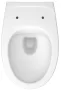 Cersanit Cersania fali kerámia WC csésze nyitott peremmel, vékony SoftClose ülőkével, fehér S701-566