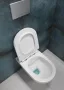 Cersanit Zip mélyöblítésű fali WC SimpleOn technológiával 36x52,5 cm, vékony ülőkével, fehér S701-567